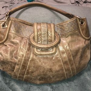 ACCEPTING ALL OFFERS Marciano tan purse